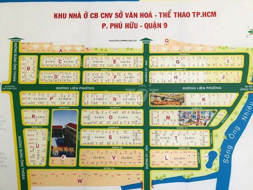 Giỏ hàng KDC sở văn hóa thông tin Q9 diện tích 100m2 giá chỉ 6.9 tỷ