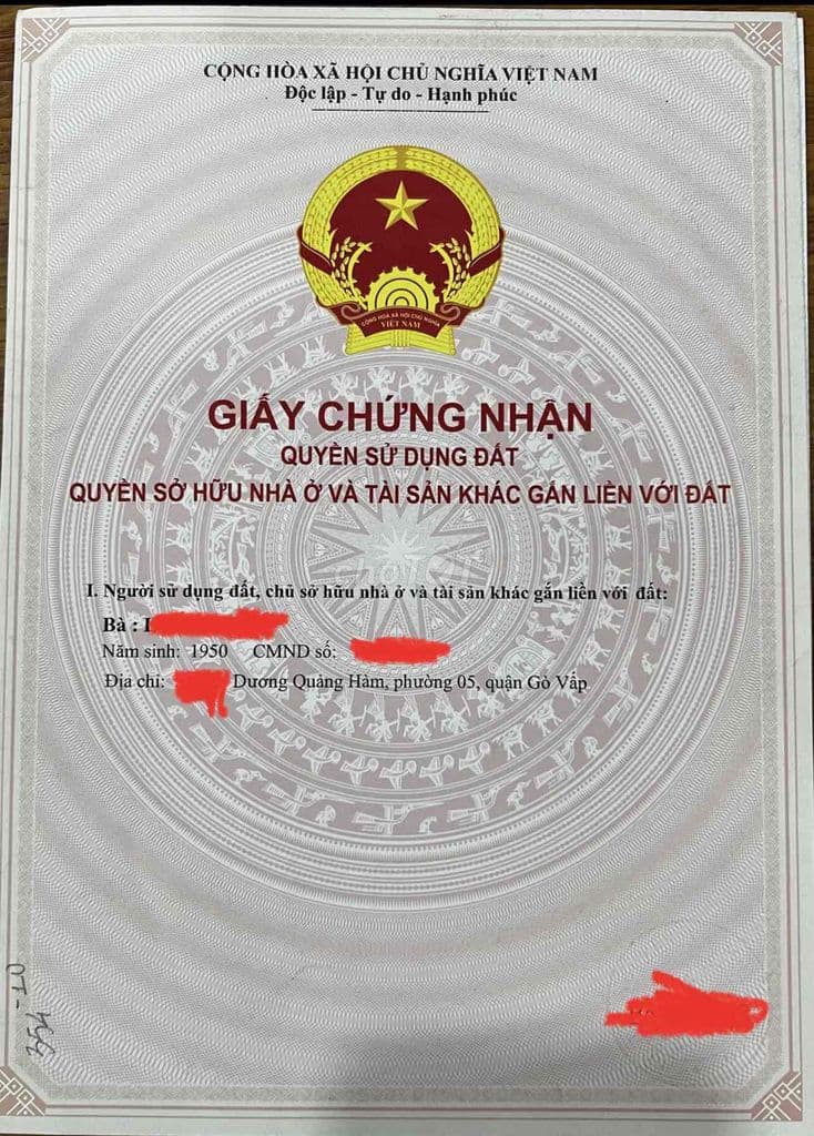 • LÔ GÓC 2 MT – NGANG 8M – DT SD ~190m² – GIÁ 29,5 TỶ • ĐẤT GÒ VẤP –