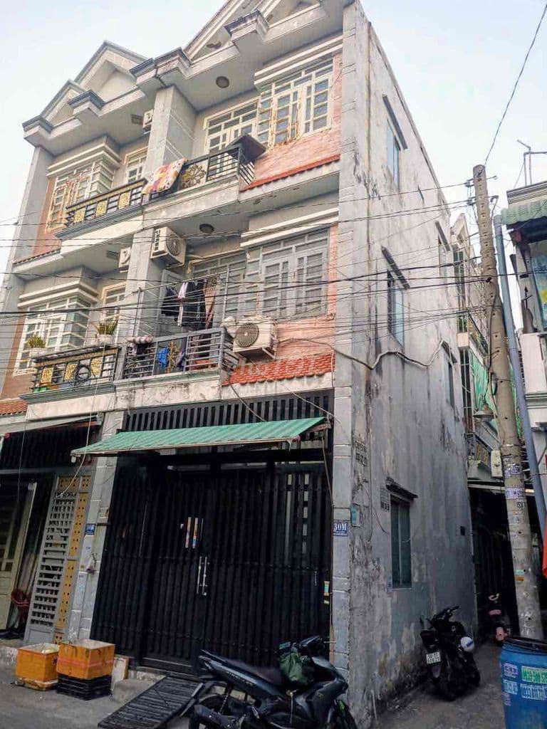 bán nhà shc 6 căn có kê khai riêng dt 3,5x8,5 2 lầu 4pn Q12