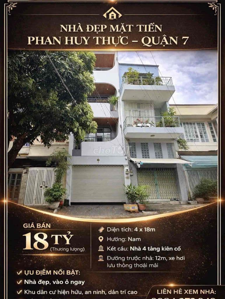 bán nhà MT đường kinh doanh phan huy thực Q7