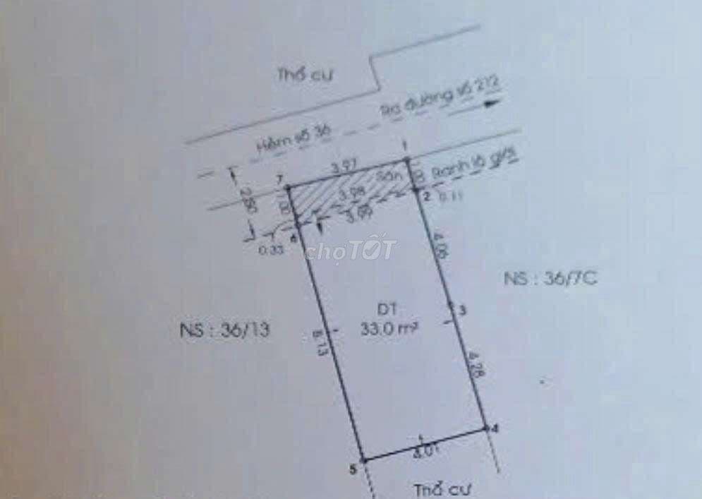 bán đất tặng nhà cấp 4 - Ảnh 2