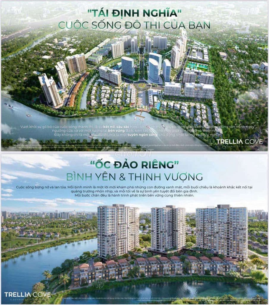 Chỉ 500tr - Sở hữu ngay căn hộ cao cấp Trellia Cove, liền kề quận 7