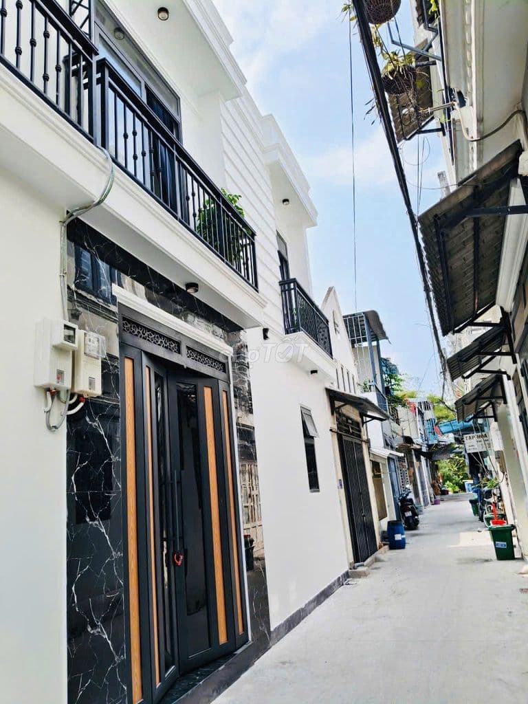 Nhà hẻm xe hơi 1 xẹt Lê Văn Khương Q12 DT 3,8mx8,5m giá 1ty665 TL MẠNH - Ảnh 2