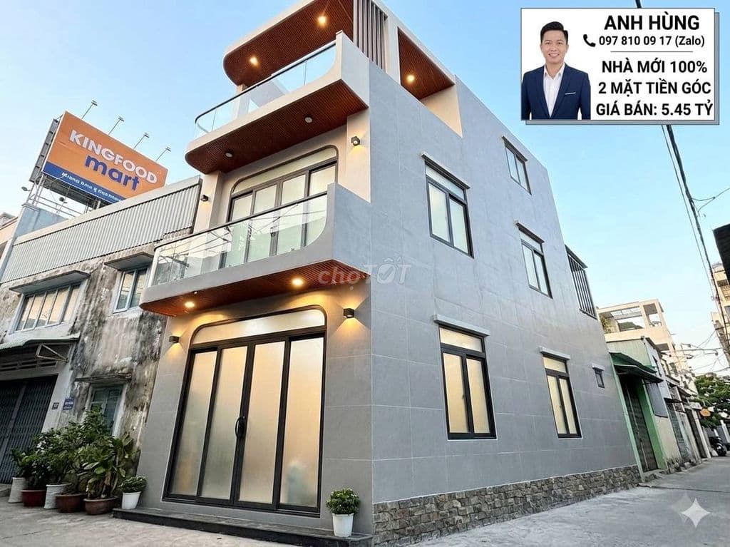 Nhà Mới Xây dựng , 2 mặt tiền góc. Bán 5,45 Tỷ ( TL ) 3 tầng, 66m2 - Ảnh 3