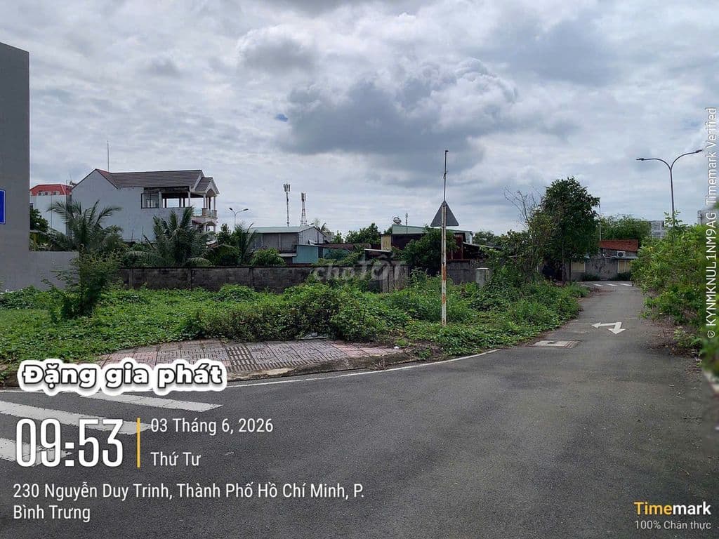 Bán lô góc 2MT khu dân cư đường Nguyễn Duy Trinh, P. Bình Trưng - Ảnh 2