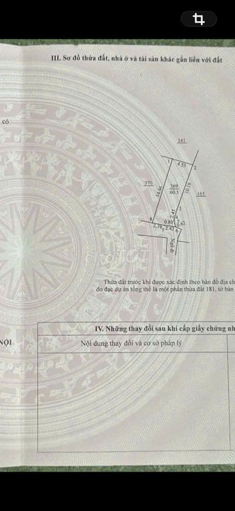 61m2 ĐẤT, GIANG XÁ, TRẠM TRÔI, HOÀI ĐỨC, XÂY Ở MUA ĐẦU TƯ, chỉ 4.9 tỷ - Ảnh 3