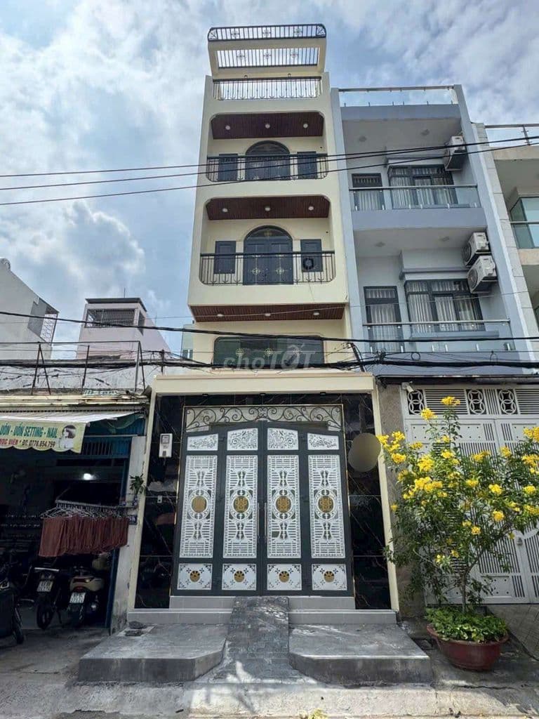 Mặt tiền KDC Bình Phú 1 nhà mới xây 5 tầng