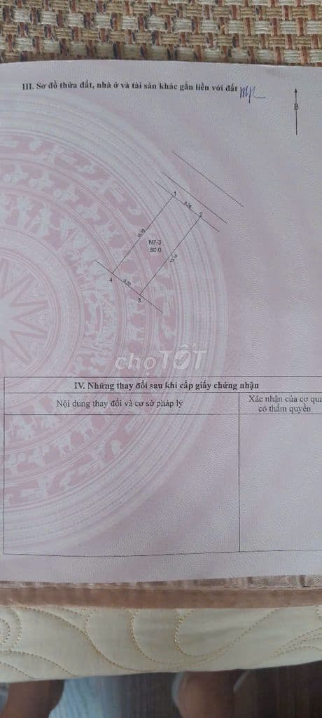 CẦN BÁN ĐẤT 80m2 SỔ ĐỎ CHÍNH CHỦ (ĐÃ LỢP MÁI TÔN) - Ảnh 2