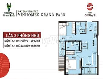 2PN2WC 6TR TẠI VINHOMES GRAND PARK