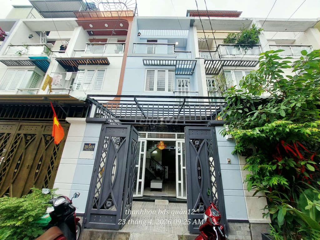 Nhà 2 lầu ngay chợ Thạnh Xuân quận 12 - Ảnh 2