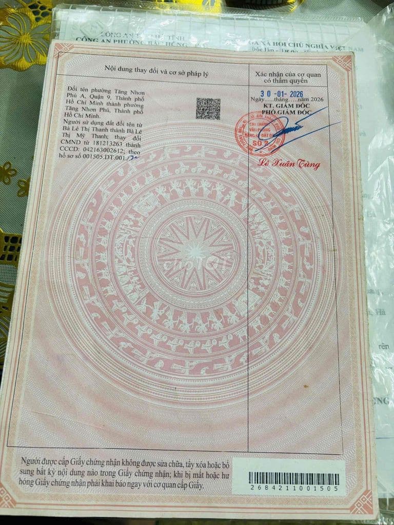 Bán đất chính chủ, đường 160, tăng nhơn phú a, tp hồ chí minh. - Ảnh 3