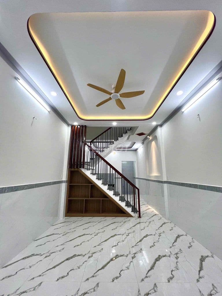 Bán Nhà Gần Chợ Ấp 1 Đường Công Nghệ 4*13m Lầu 3 PN 2 WC Tân Vĩnh Lộc - Ảnh 2