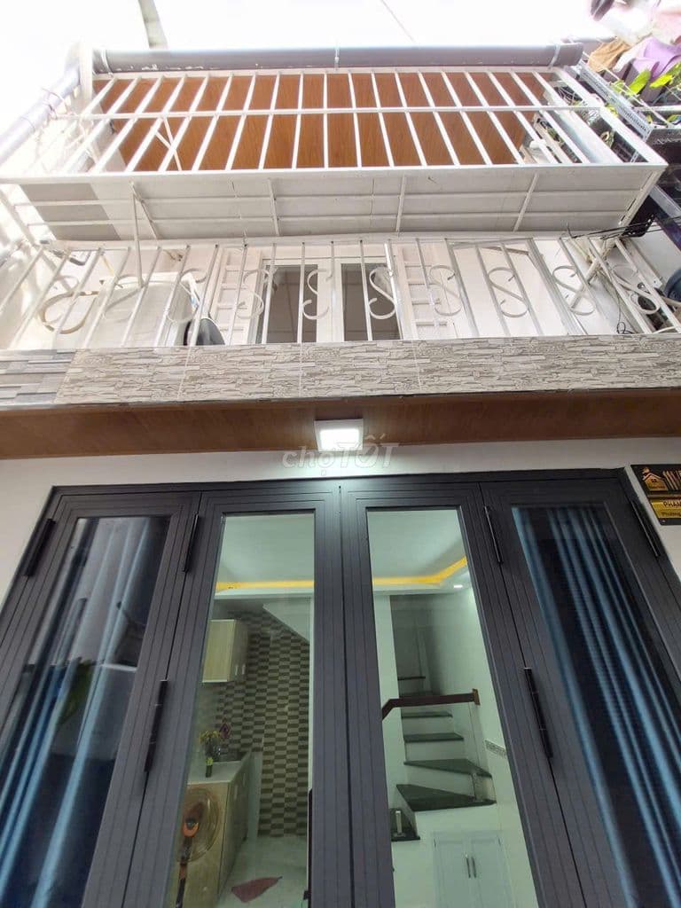 Nhà Gò Vấp Tổng diện tích 24m2 Nhà Mới vào ở ngay