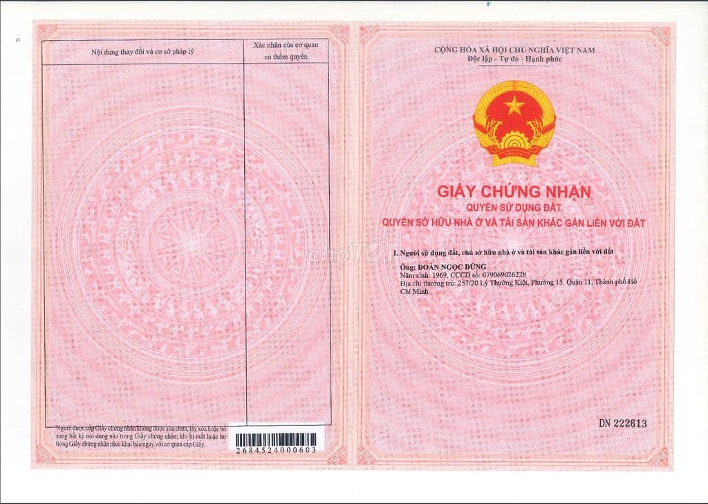 Đất sổ đỏ 183,5m2 Đình Phong Phú KDC trung tâm Q9.