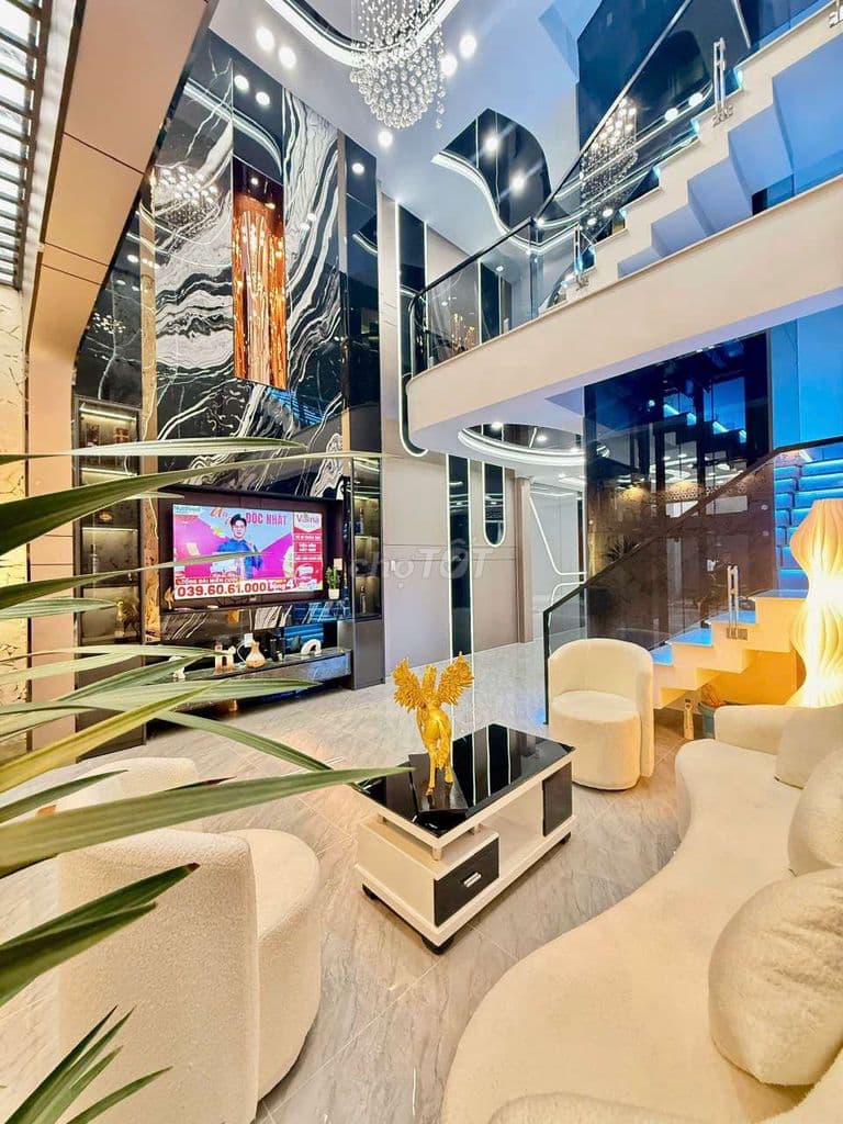 Siêu Phẩm Luxury Ngang 5M Có Thang Máy Dương Thị Mười - Ảnh 2