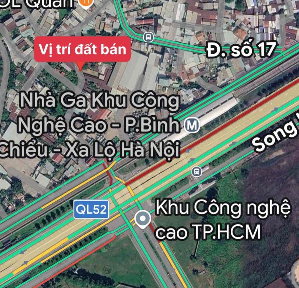 Bán Đất đường 17, Linh Trung, Thủ Đức gần Ga Metro khu CNC dt: 7x32