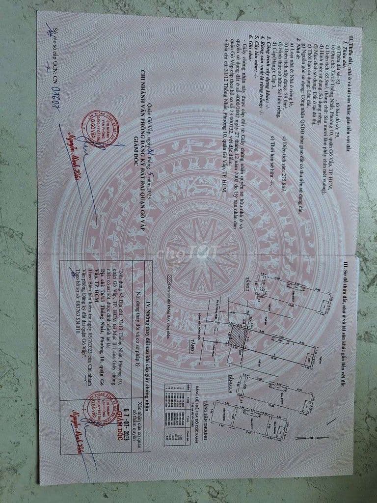 NHÀ CHÍNH CHỦ . THỐNG NHẤT . GÒ VẤP . TPHCM - Ảnh 3