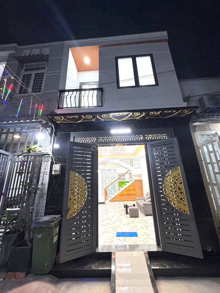 Chính chủ bán nhà mới xây ở Đường Gò Xoài: 4mx12m đúc 2 tầng