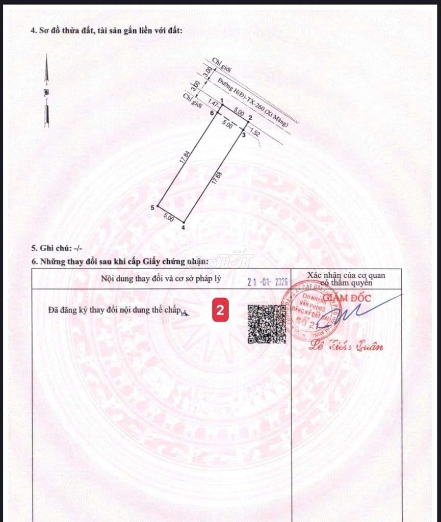 Đất 5 x 20m (96,3m2) hẻm thông ôtô tránh,Xã Tân Xuân - Giáp Quận 12