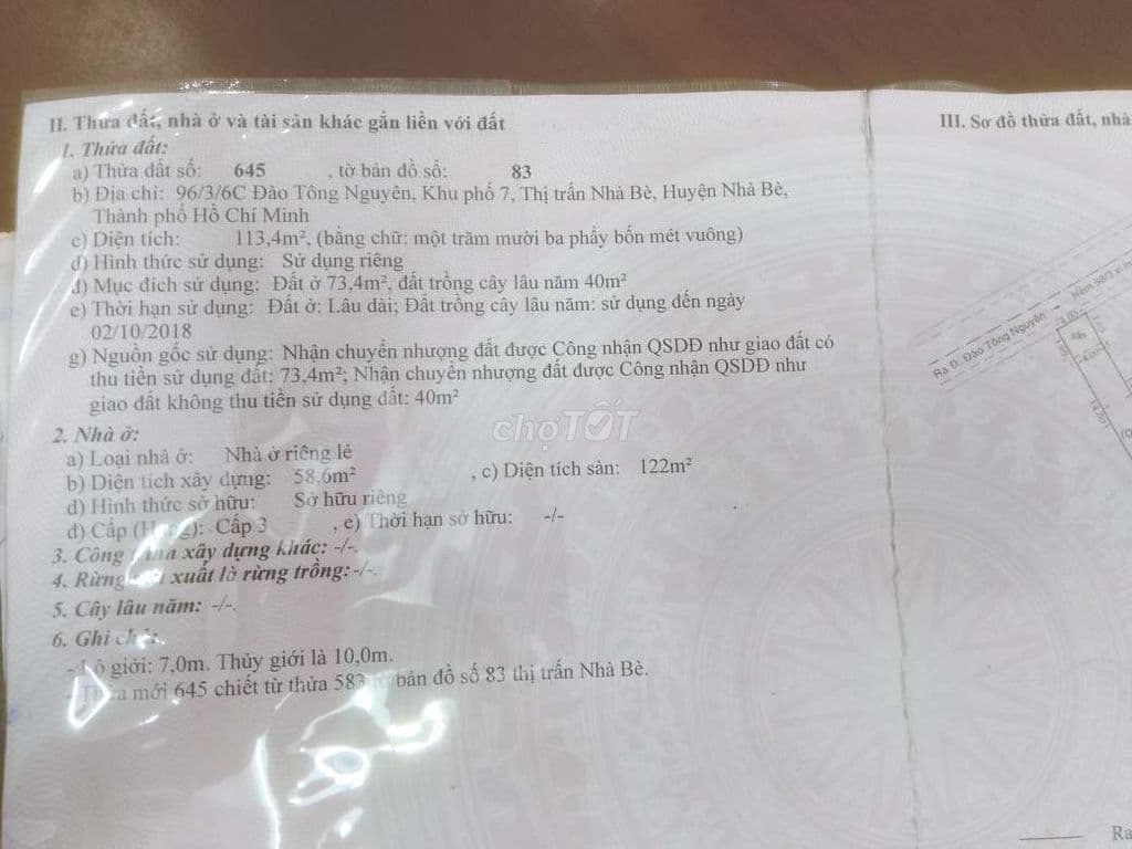 Bán nhà 7,2 tỷ có thương lượng