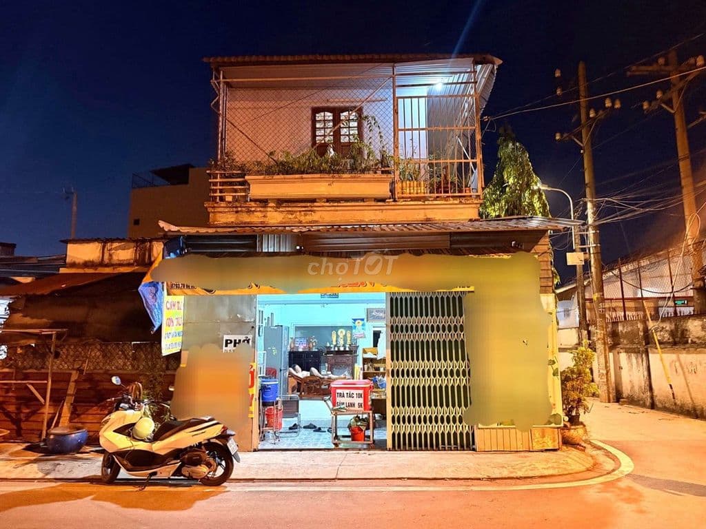 bán nhà mặt tiền lô góc tân thới nhì hóc môn