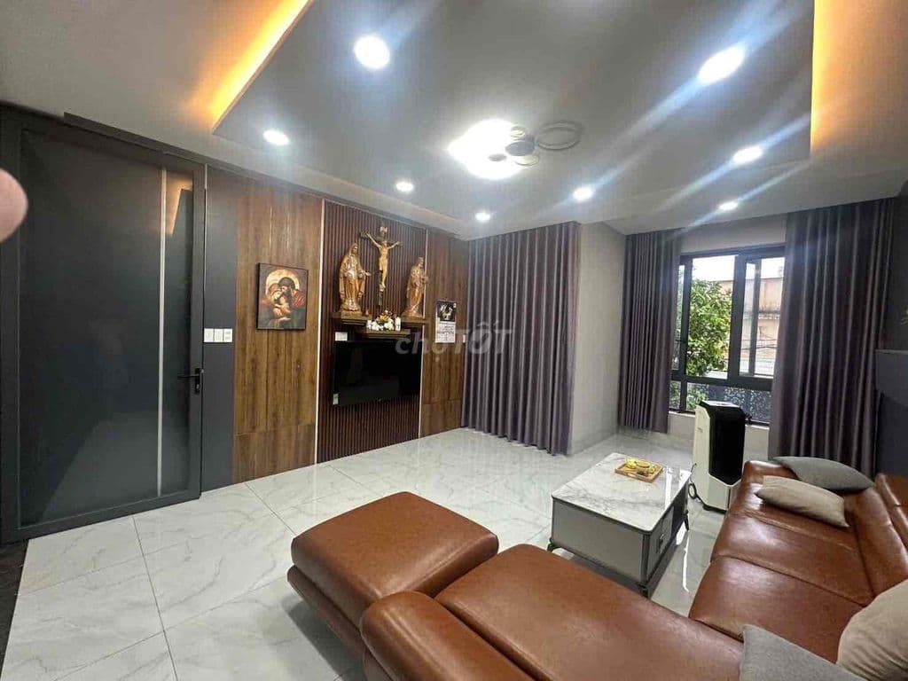 Bán Gâp Nhà 1 Trệt 2 Lầu + Sân Thương 5x37m Mt nhựa 12m 1/ Trần Văn 10 - Ảnh 3