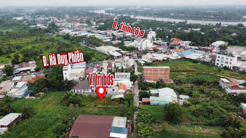 Đất đường nhựa xã Bình Mỹ 718m2, có 300m2 thổ cư