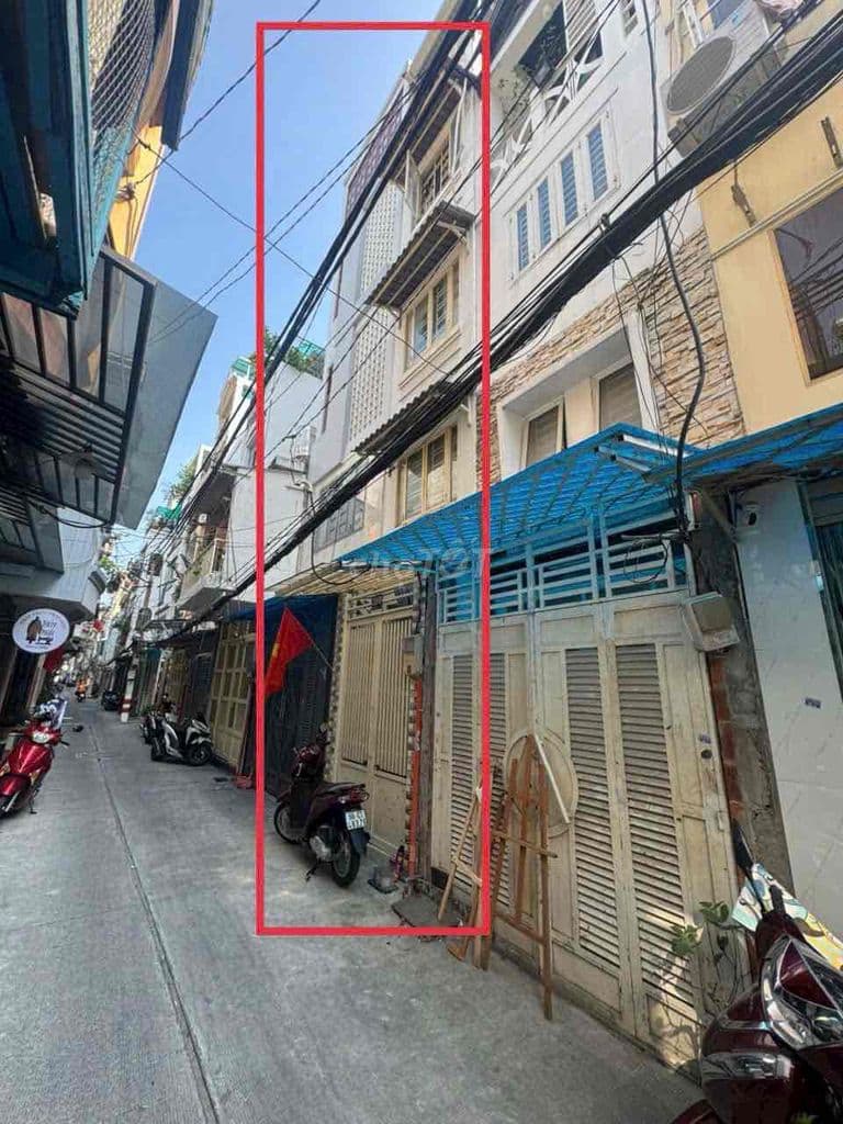 Nhà Q3 hxh thông - hh 60tr- 5 tầng shr full hoàn công