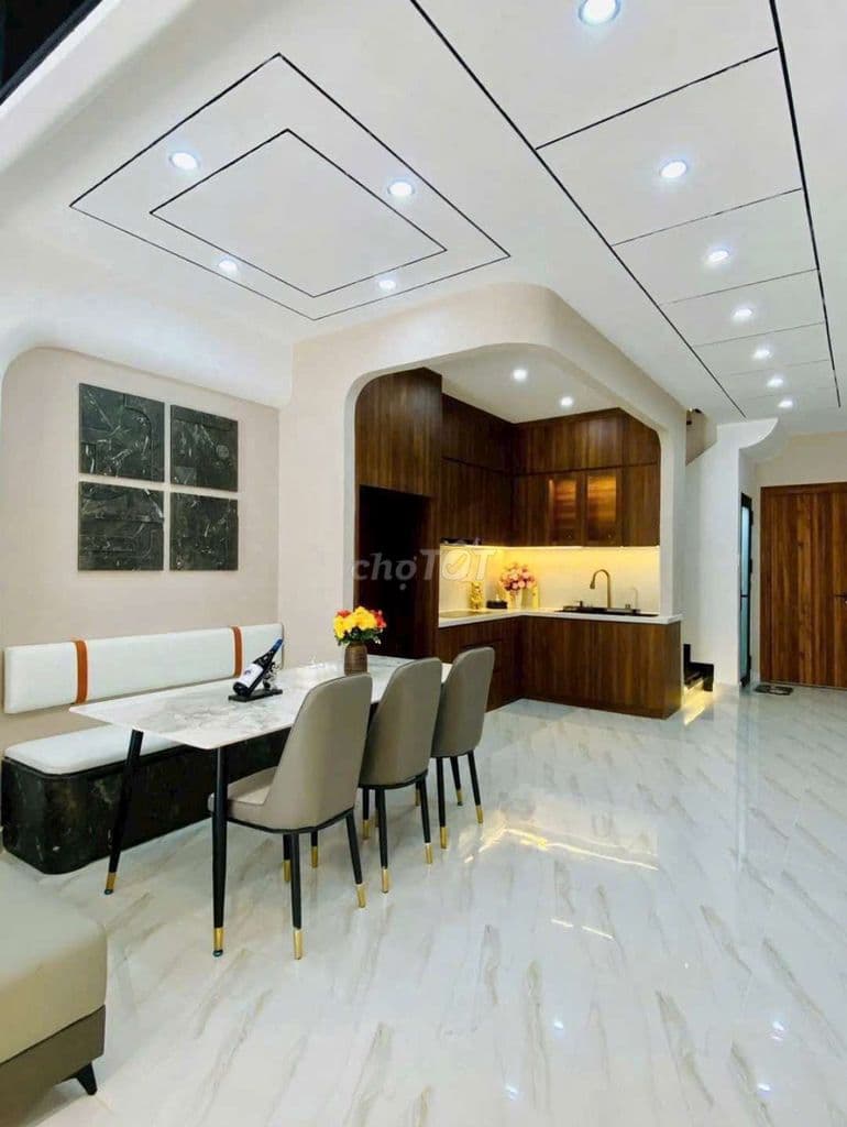 Nhà Có Phòng Ngủ Dưới, DT 4x17m. Thông Oto - Ảnh 2