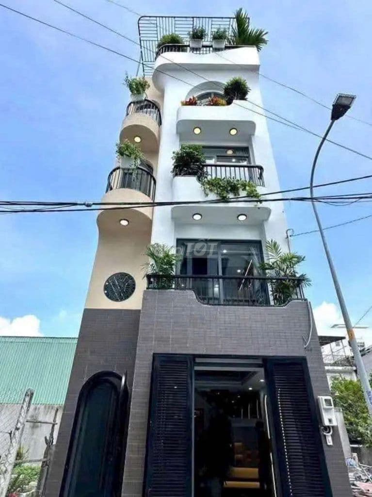 Siêu Phẩm 4 Tầng Mặt Tiền Đường Thông Kinh doanh Thạnh Lộc 37