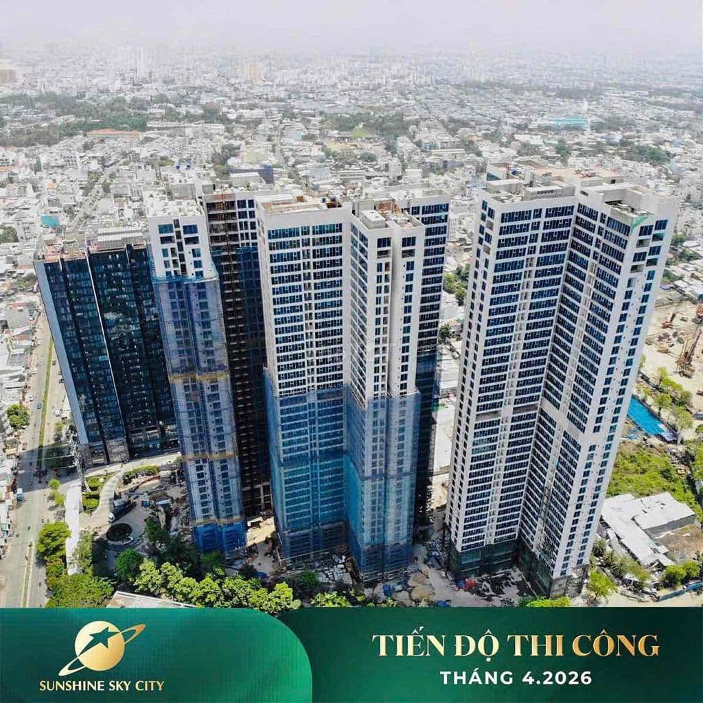 Bán căn hộ Sunshine Sky City Q7 toà mới S4 sắp bàn giao - 78m2 2PN 2WC