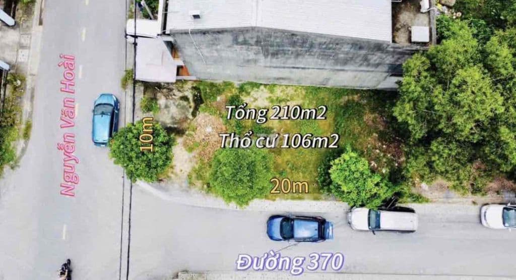 ĐÁO HẠN NGÂN HÀNG CHỦ CẦN BÁN NHANH 211m2 LÔ ĐẤT 2 MẶT TIỀN ĐẸP