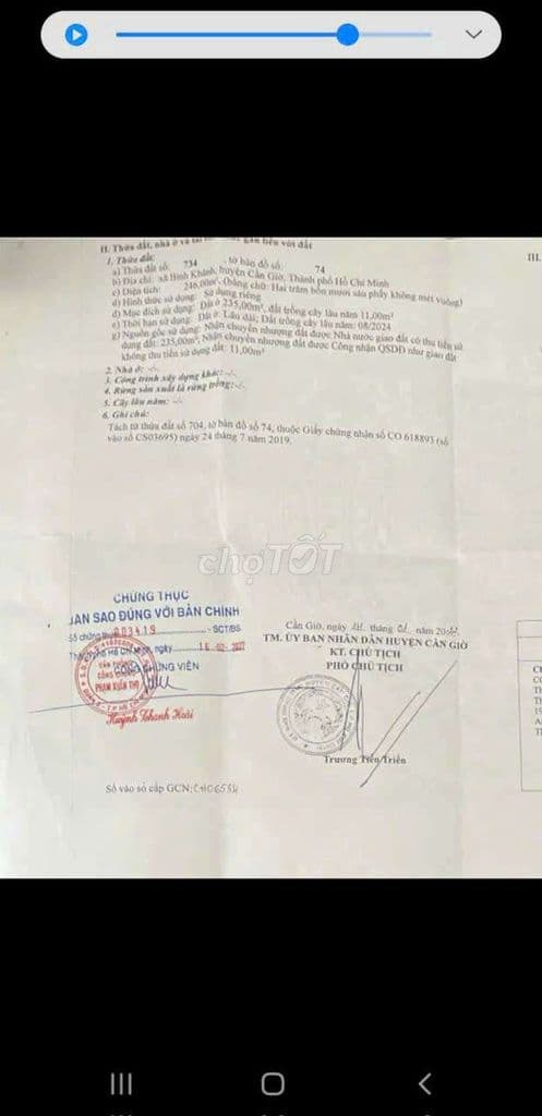 Bán 2 lô đất 2 mt đường betong rộng 2m, lô 2 đường Rừng Sác