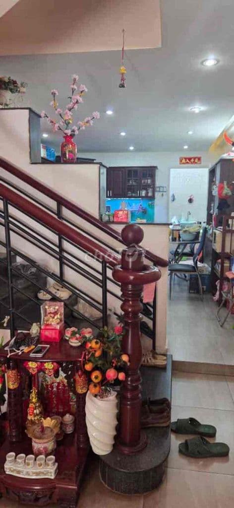 TÀI CHÍNH 8 TỶ NHÀ MẶT TIỀN BÌNH PHÚ Q6 50M2 4M X 12M HƯỚNG TÂY - Ảnh 2