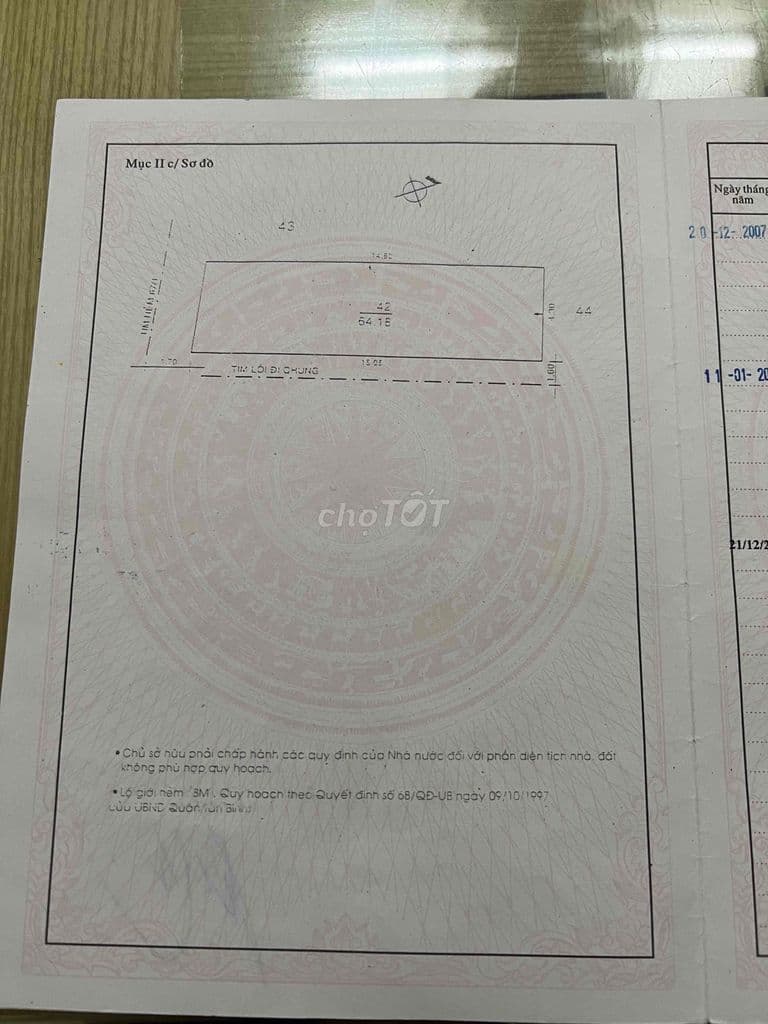 Chính chủ bán 1219/43 Hoàng Sa 4.3x15 trệt 1 lầu . xe hơi vào nhà - Ảnh 2