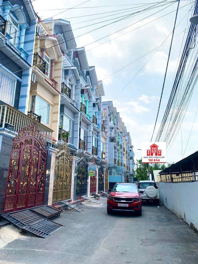 Nhà Phố 3 Lầu 4x15m, Xe Hơi Nhà KDC A.D.Vương p16 Q8 gần V.V.Kiệt