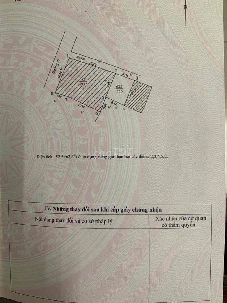 Em cần bán mảnh đất tặng nhà C4 tại đường Lĩnh Nam ( không quy hoạch )