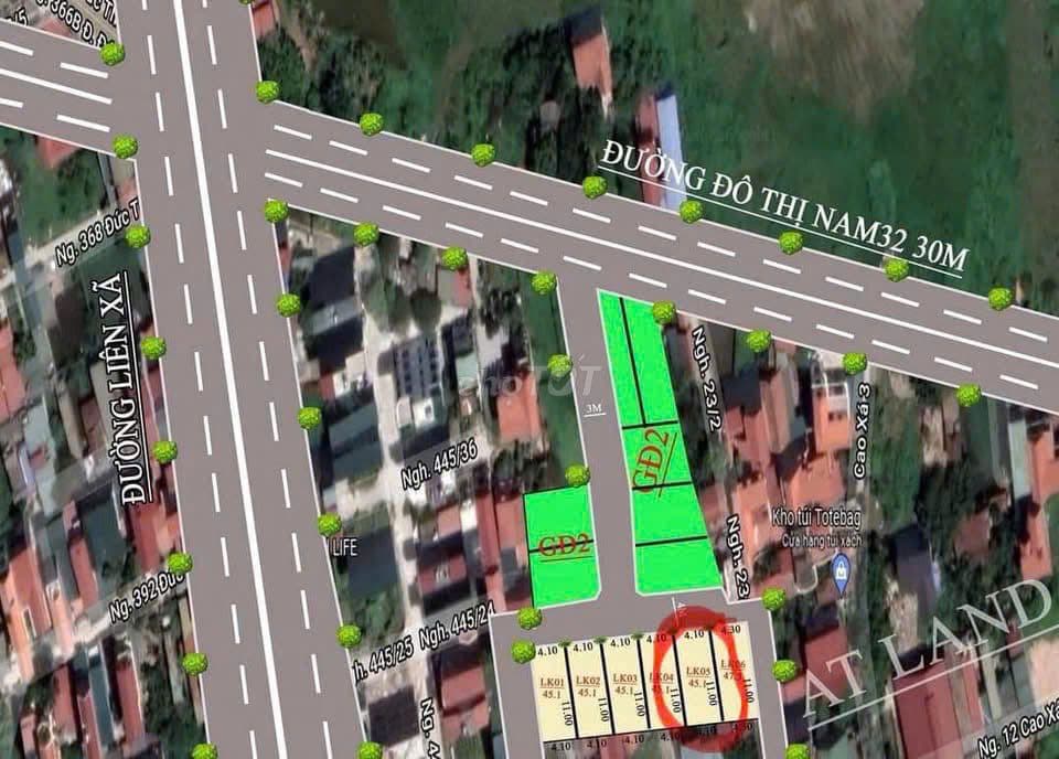 Cần bán lô đất đẹp,vuông vắn,sổ đỏ,khu đông dân cư tại Đức Thượng - Ảnh 2