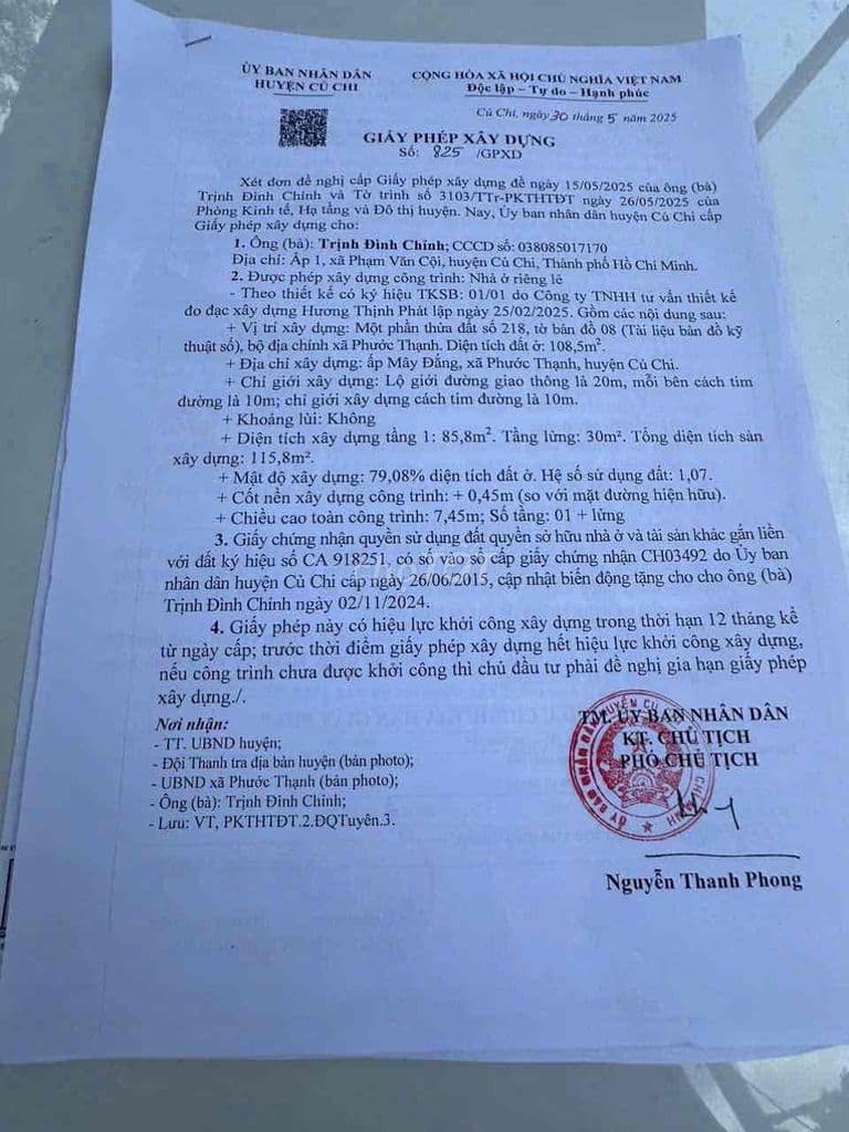 717m2 có 108m2 đất XD MT Võ Văn Điều tặng giấy phép XD giá 3.5 ty - Ảnh 3