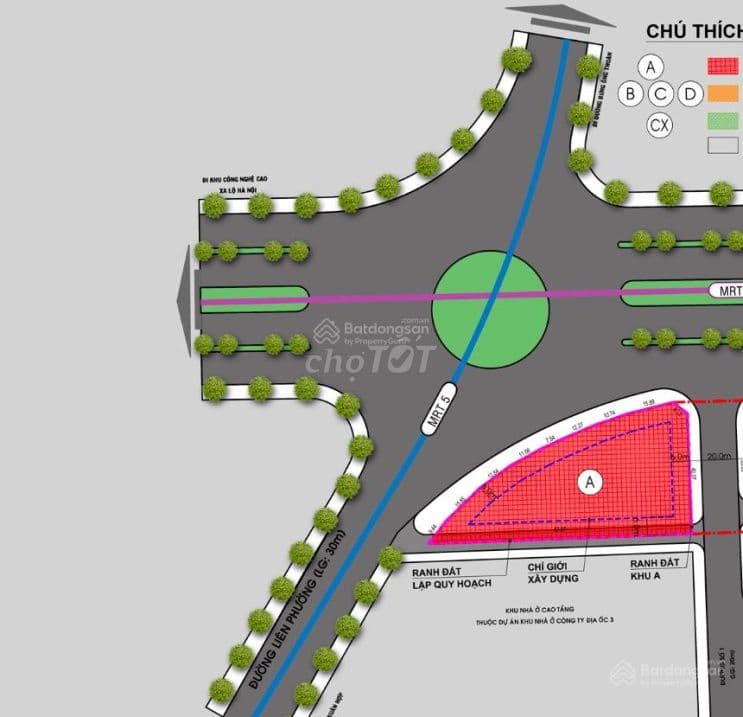 Đất TMDV 2.653m2 mặt tiền nút giao, 30 tầng, xây Office/HQ/Hotel - Ảnh 3