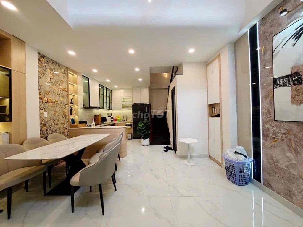 BÁN NHÀ HẺM 4M NGUYỄN ĐÌNH CHIỂU QUẬN3 DT 3.5x9 5 TẦNG GIÁ 8.6 TỶ TL - Ảnh 2
