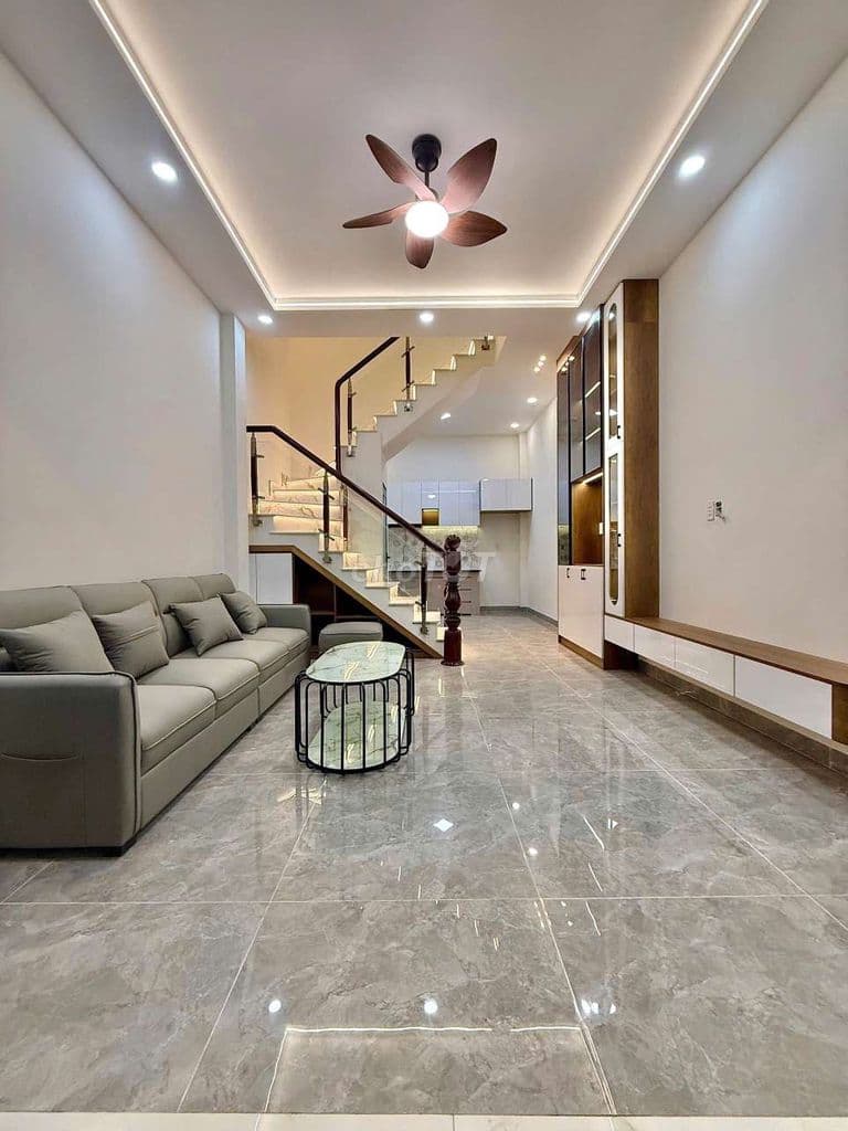 HẺM XE HƠI - 4 TẦNG FULL NỘI THẤT GẦN AEON - CỤM TRƯỜNG HỌC - SÂN BAY - Ảnh 3