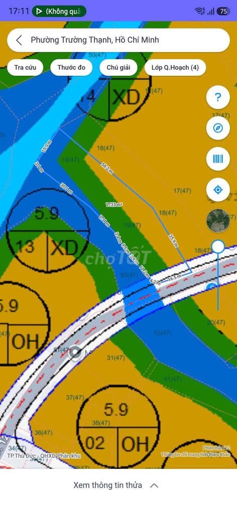 ĐẤT MT ĐƯỜNG 12 - 2 MẶT GIÁP SÔNG - QH THỔ CƯ - Ảnh 2