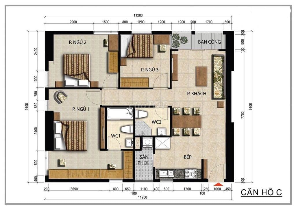 Cần bán gấp căn 3pn, 97m2 Centana Thủ Thiêm giá tốt - Ảnh 2