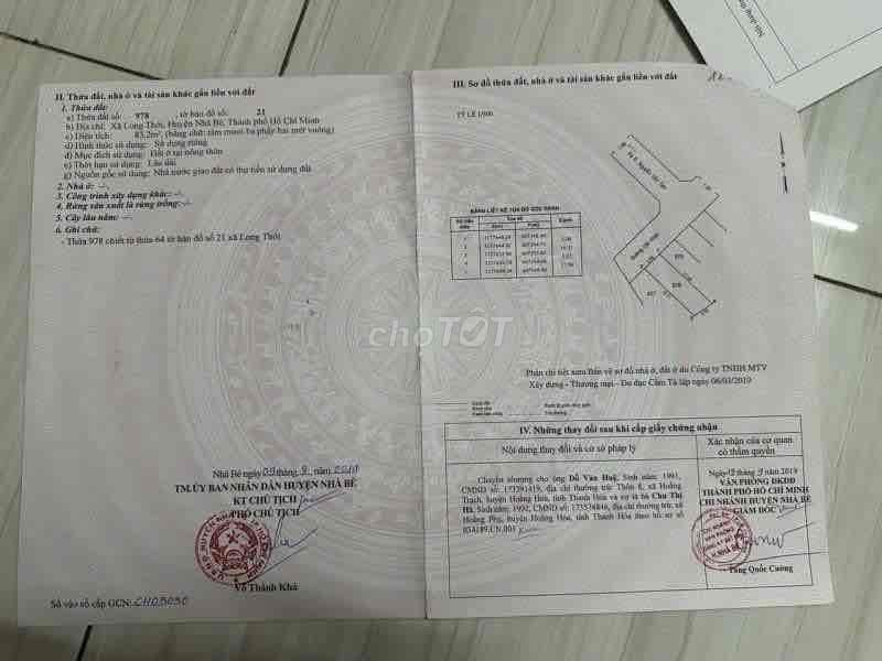 Đất Mặt Tiền Khu Dân Cư Bà Choi. Cách Nguyễn Văn Tạo 35m. - Ảnh 2