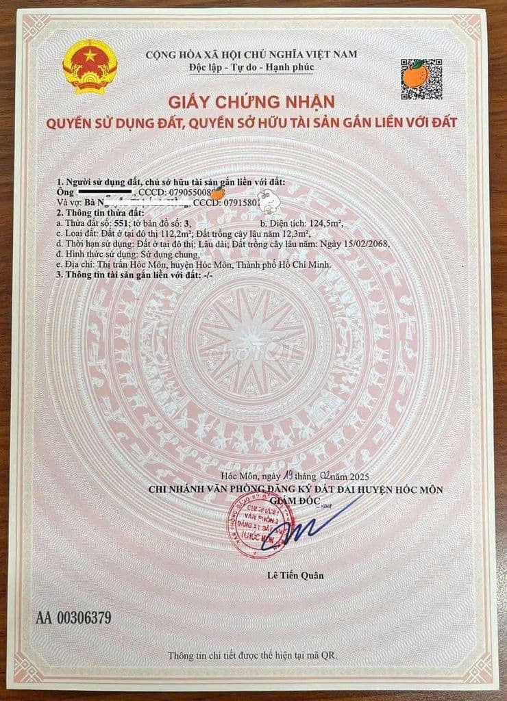 Đất trung tâm Hóc Môn chính chủ - Ảnh 3