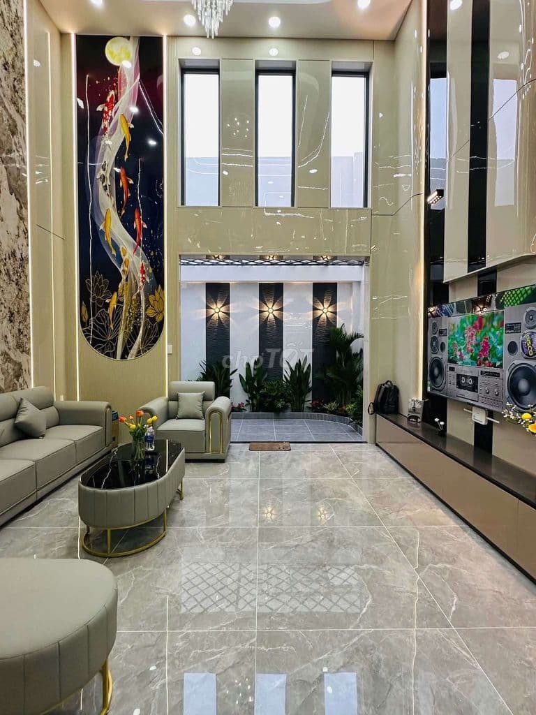 Ngộp, Giảm 500tr, Nhà 5x17m Thang máy 450kg, đường 10m Thạnh xuân 25 - Ảnh 3