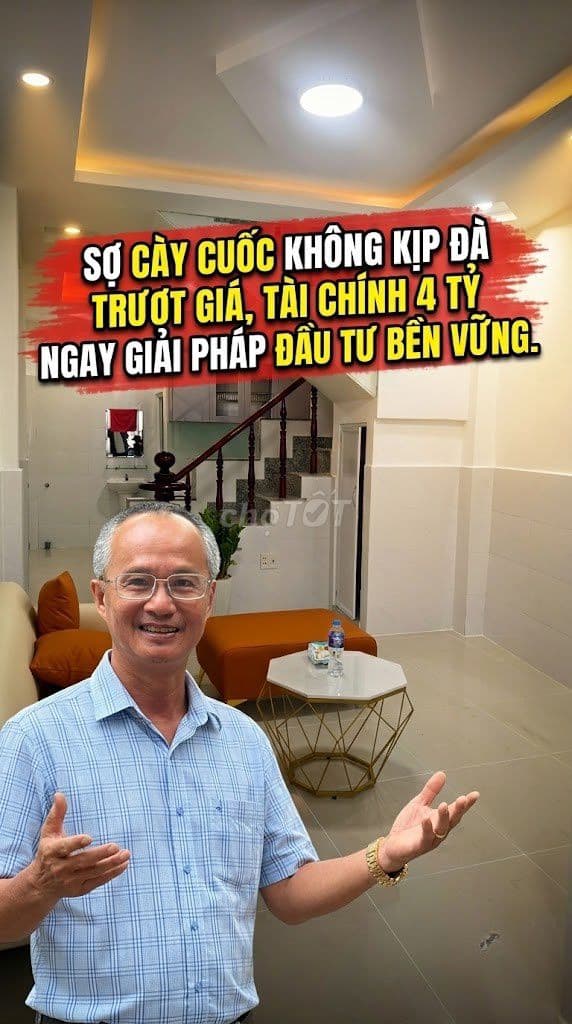 📍 Hẻm Xe Hơi Trương Công Định, P.14, Tân Bình, 💰 3.950M