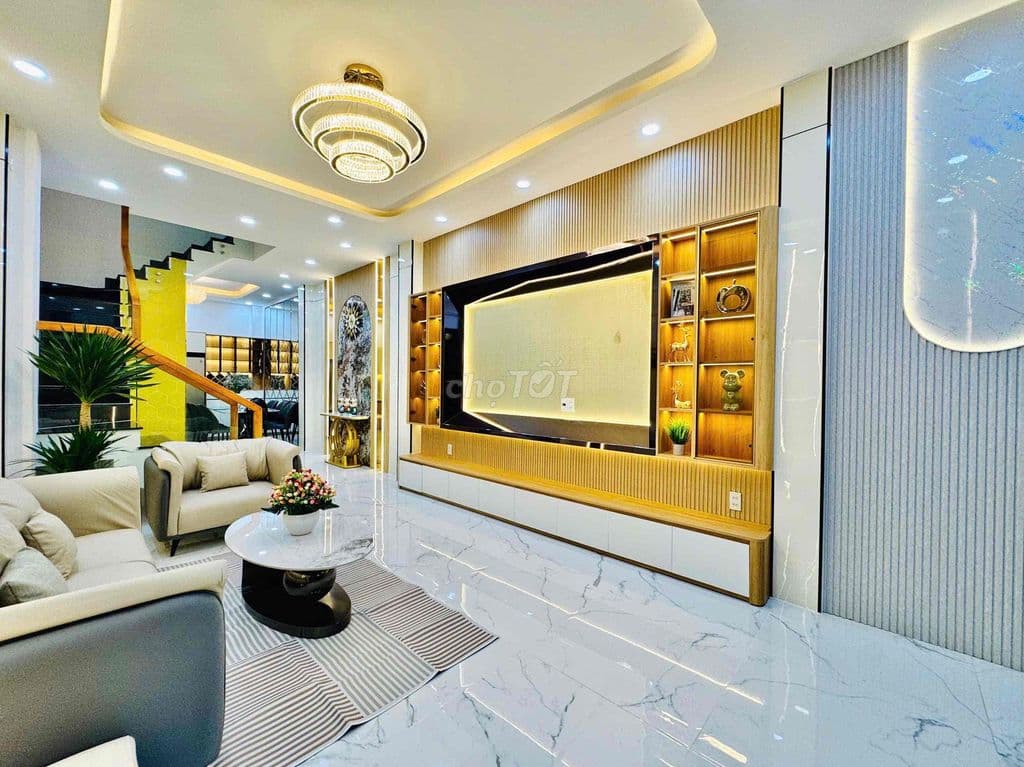 Nhà mới full nội thất cao cấp khu Vip P5 B Thạnh - Ảnh 3