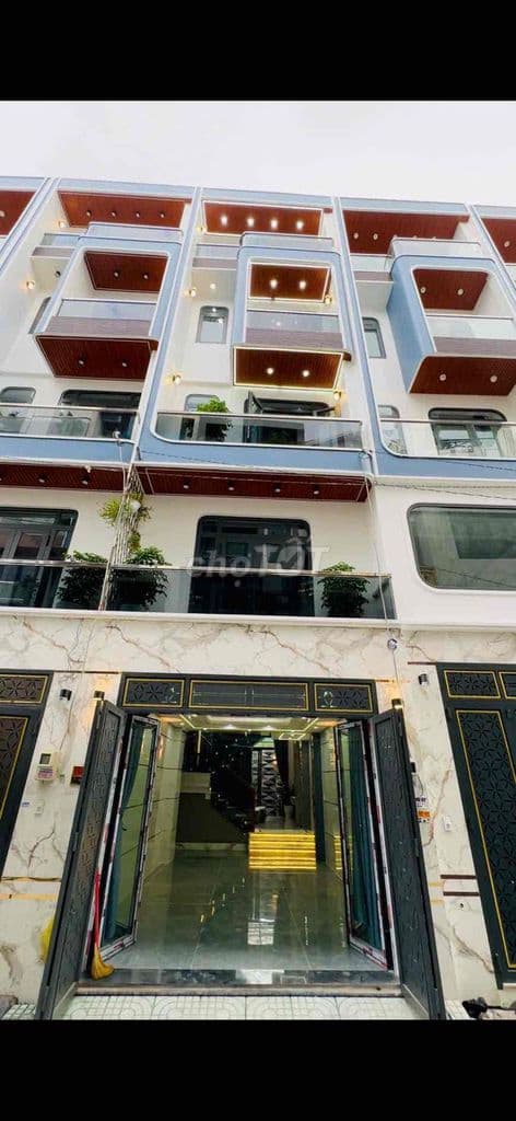 Nhà 5 tầng mới Xây 4x15m Gần chợ Bình Thành BHHB Bình Tân